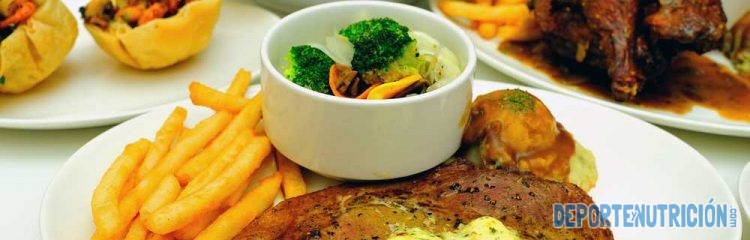 Dieta hipercalórica con carne pagatas y verdura